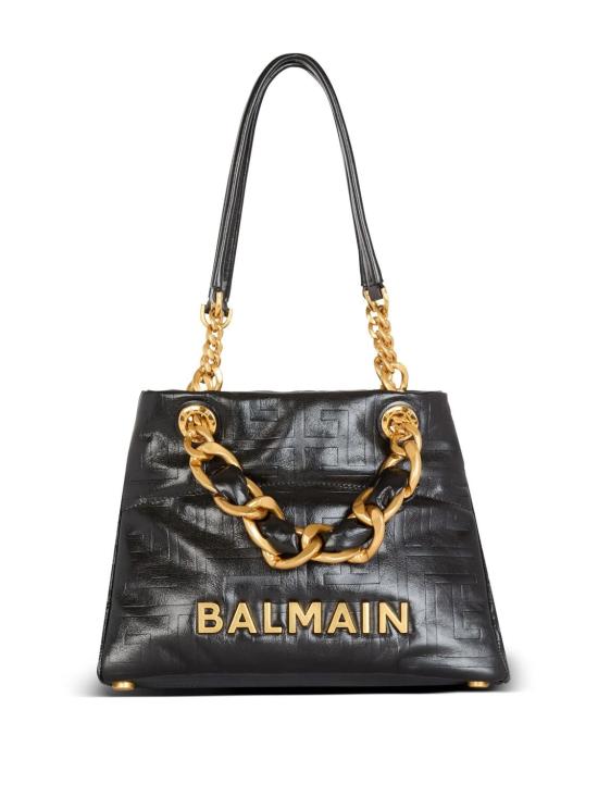 26SS 발망 토트백 GN1FD871LETF 0PA NOIR - BALMAIN