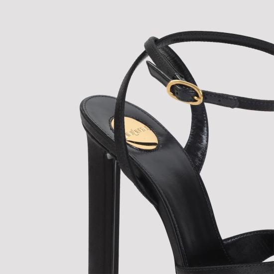 26SS 생로랑 샌들 8607219QNAO 1000 BLACK - SAINT LAURENT