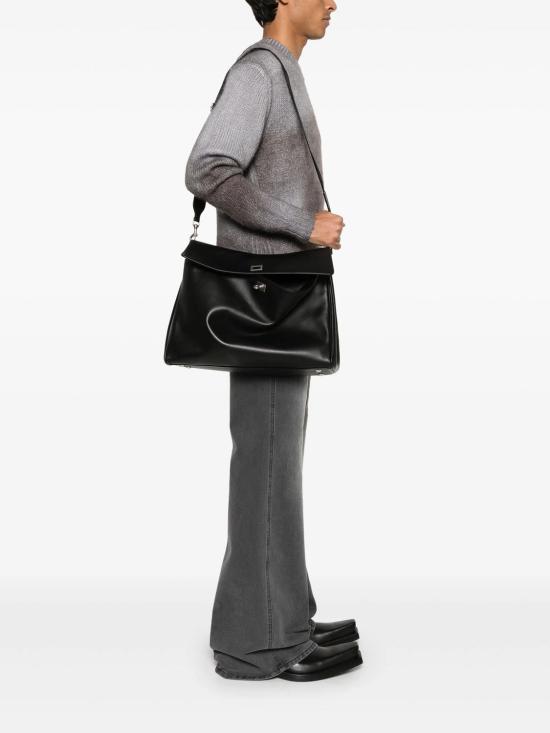 26SS 발렌시아가 크로스백 8218872ABOX 1000 BLACK - BALENCIAGA