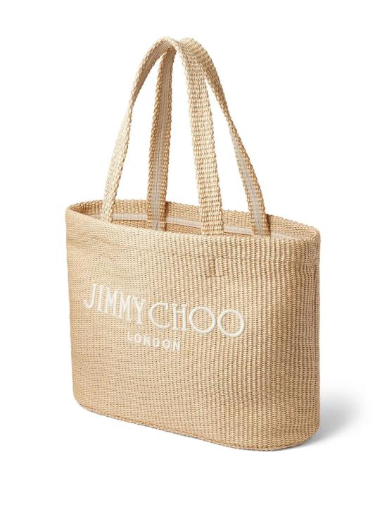 26SS 지미추 토트백 BEACHTOTEEWJYN NATURALATE - JIMMY CHOO