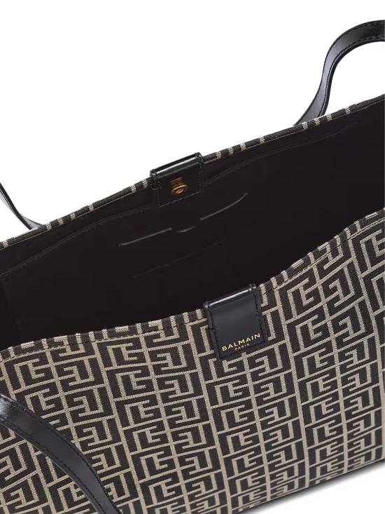 26SS 발망 토트백 GN1FF034TJMB GFE IVOIRENOIR - BALMAIN