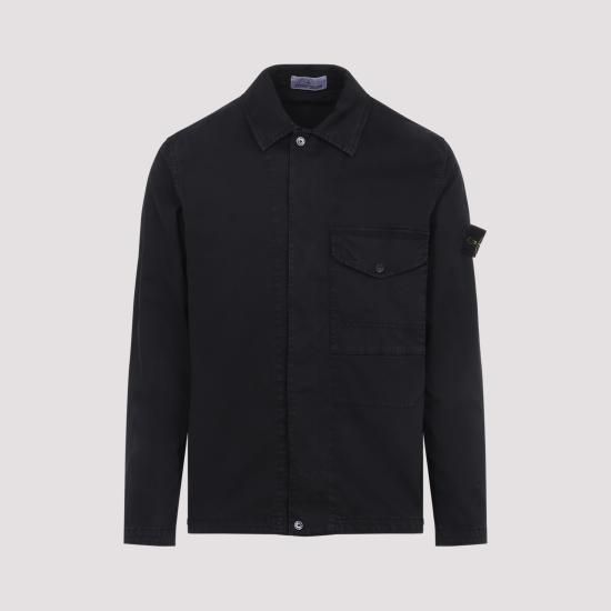 26SS 스톤 아일랜드 긴팔 셔츠 L1S151200001S0004 V0129 BLACK