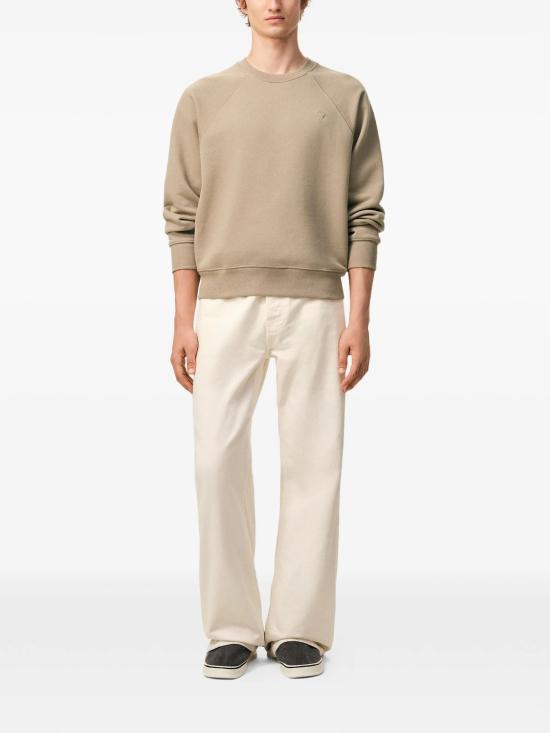 26SS 아미 코튼 드 하트 스웨트셔츠 USW757747 A036 BEIGETAUPE - AMI