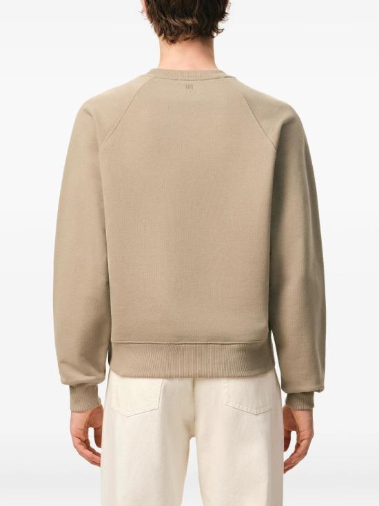 26SS 아미 코튼 드 하트 스웨트셔츠 USW757747 A036 BEIGETAUPE - AMI