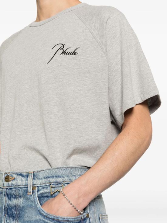 26SS 루드 반팔 티셔츠 RHPS26TT01103 3168 HEATHERGRE - RHUDE