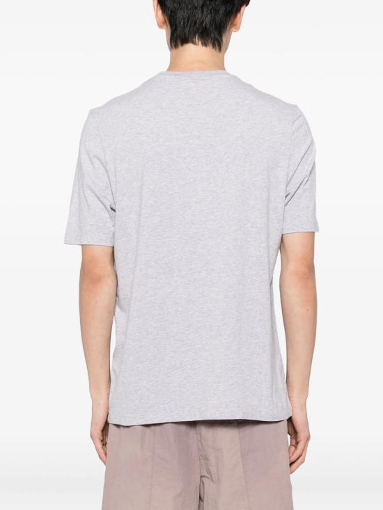 25FW 메종키츠네 폭스 헤드 레귤러 티셔츠 PM00107KJ7026 LIGHTGREY - MAISON KITSUNE