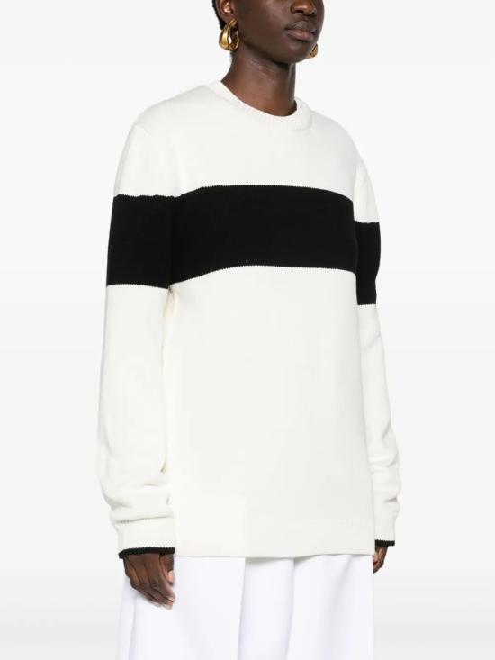  토템 스웨터 243WRT0338YA0081 200 WHITEBLACK 200 WHITE BLACK - TOTEME