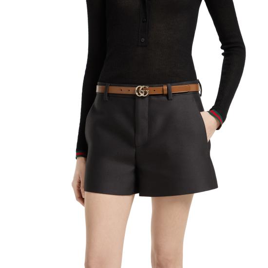 26SS 구찌 GG 마몽 씬 벨트 4094170AAA5 2718 - GUCCI