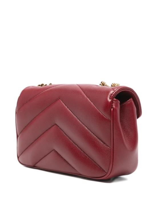 26SS 생로랑 루루 미니 램스킨 숄더백 860628AAEAX 6946 CARMINE RED - SAINT LAURENT