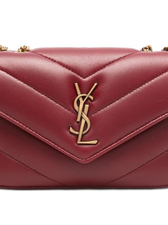 26SS 생로랑 루루 미니 램스킨 숄더백 860628AAEAX 6946 CARMINE RED - SAINT LAURENT
