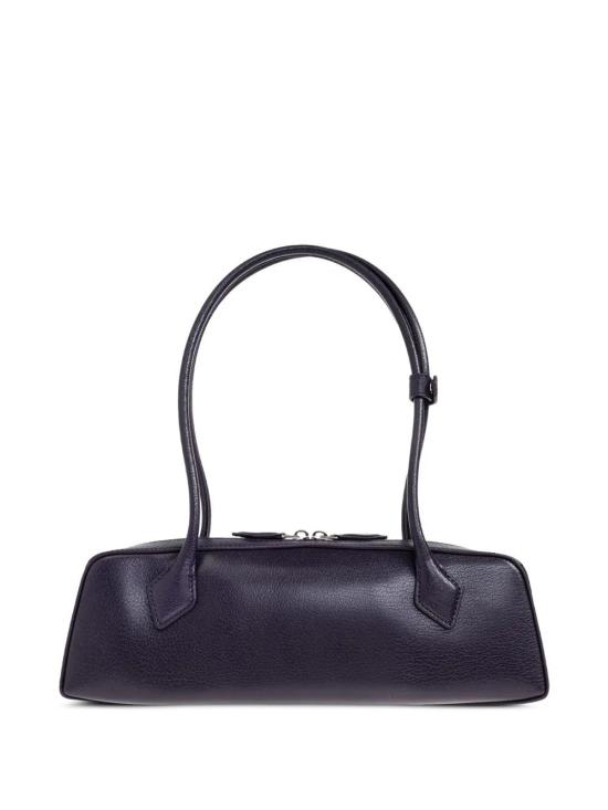 26SS 알라이아 르 테켈 미디움 레더 숄더백 AA1S06033CA212 413 AUBERGINE - ALAIA