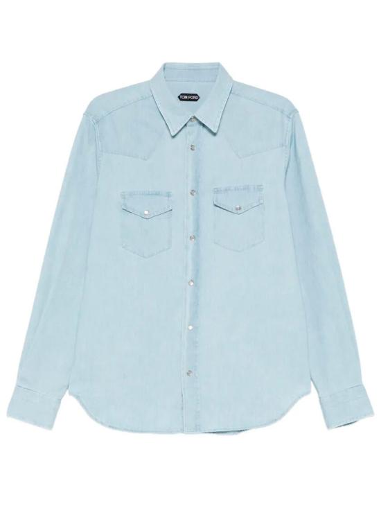 26SS 톰포드 긴팔 셔츠 HDS001FMC315UAN PALE BLUE