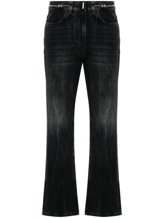  지방시 스트레이트 팬츠 BW513J5Y3P001 BLACK