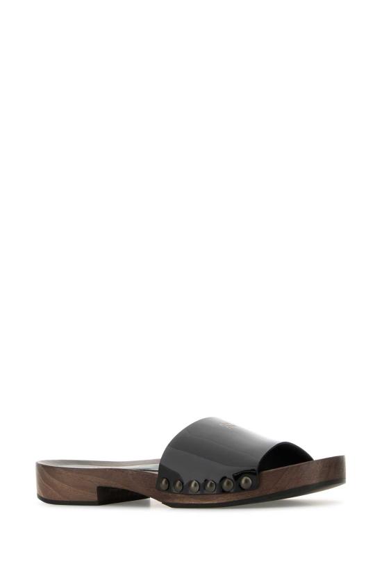 25SS 미우미우 샌들 5Z425EFA030069F0002 BLACK - MIU MIU