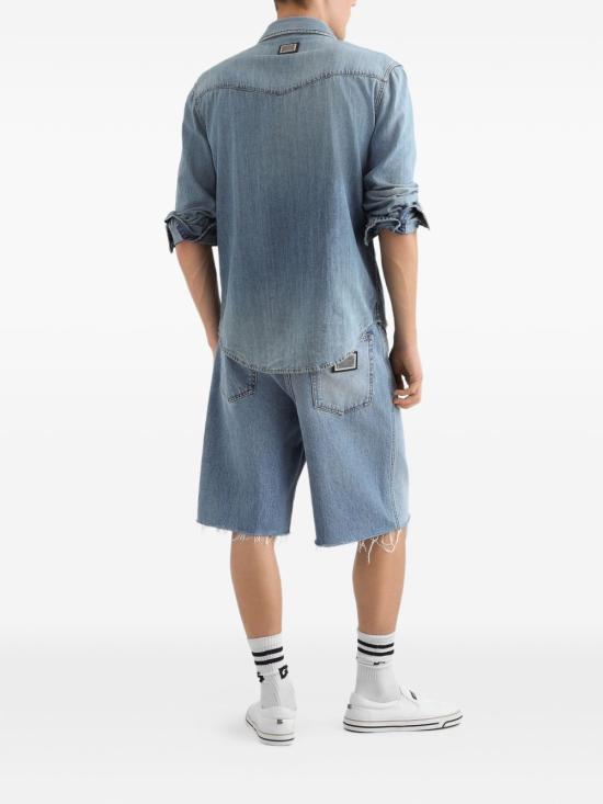 26SS 돌체앤가바나 스트레이트 팬츠 GP1T2DG8NU7S9001 BLUE - DOLCE & GABBANA