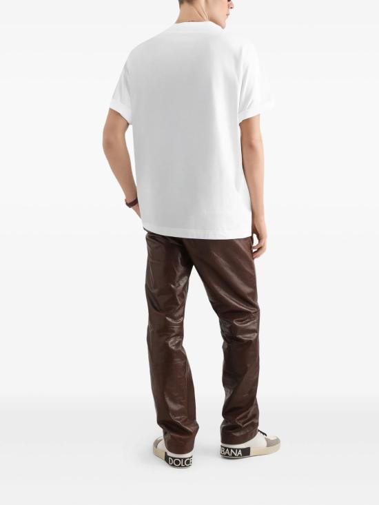 26SS 돌체앤가바나 반팔 티셔츠 G8PN9ZG7POPW0800 WHITE - DOLCE & GABBANA