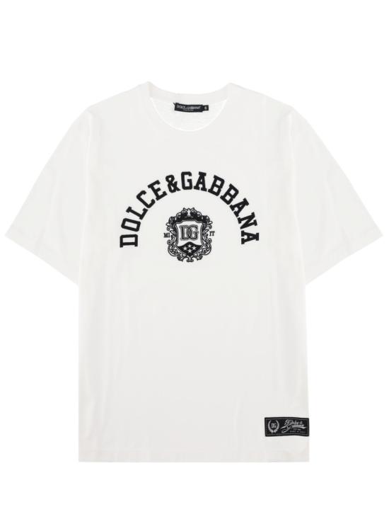 26SS 돌체앤가바나 반팔 티셔츠 G8PN9ZG7POPW0800 WHITE - DOLCE & GABBANA