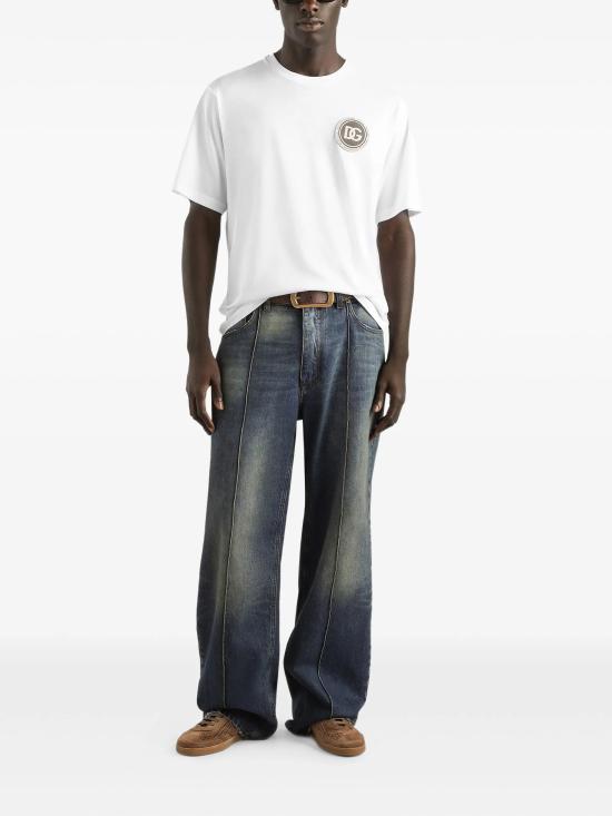 26SS 돌체앤가바나 반팔 티셔츠 G8PN9ZG7PZFW0800 WHITE - DOLCE & GABBANA