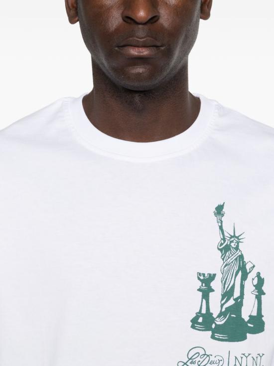 25FW 레듀 반팔 티셔츠 1000736201 WHITE - LES DEUX