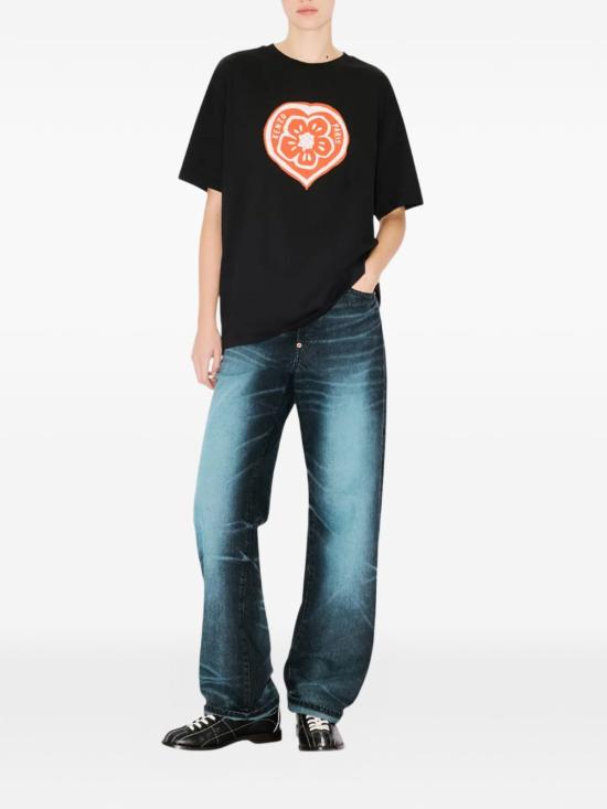 26SS 겐조 반팔 티셔츠 FG52TS3014SG99J BLACK - KENZO