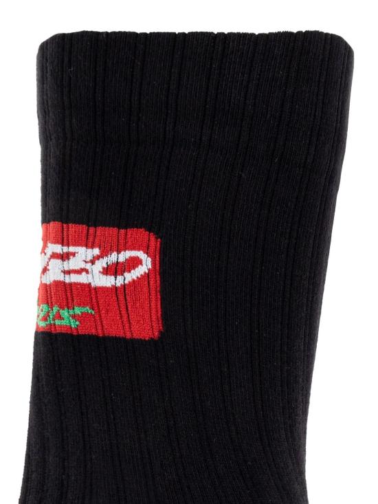 25FW 겐조 양말 FF68SU195KSB 99 BLACK - KENZO