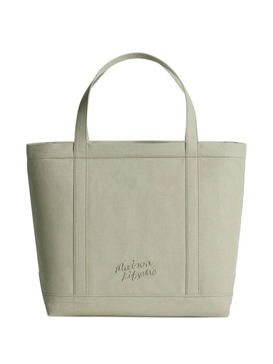 25FW 메종키츠네 라지 폭스 헤드 토트백 LW05104WW0107 P131 LAURELGREN - MAISON KITSUNE