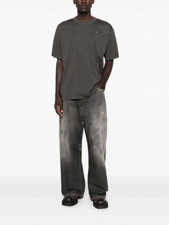 25FW 디젤 반팔 티셔츠 A194630NIAX 93R GREY - DIESEL