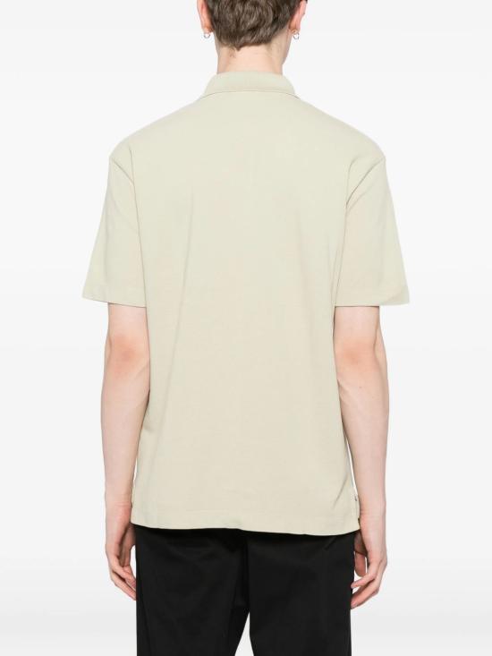 25FW 메종키츠네 폭스 헤드 컴포트 폴로 티셔츠 PM00210KP0001 P129 STONEBEIGE - MAISON KITSUNE