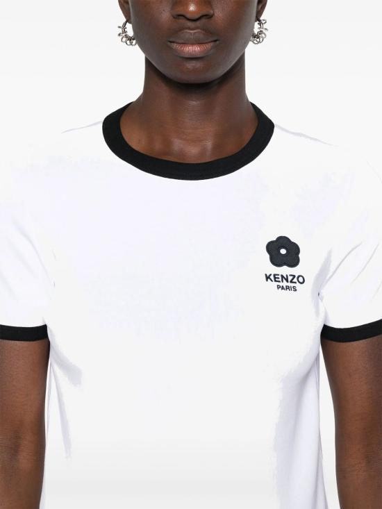 25FW 겐조 반팔 티셔츠 FF65TS2664SG 02 OFFWHITE - KENZO