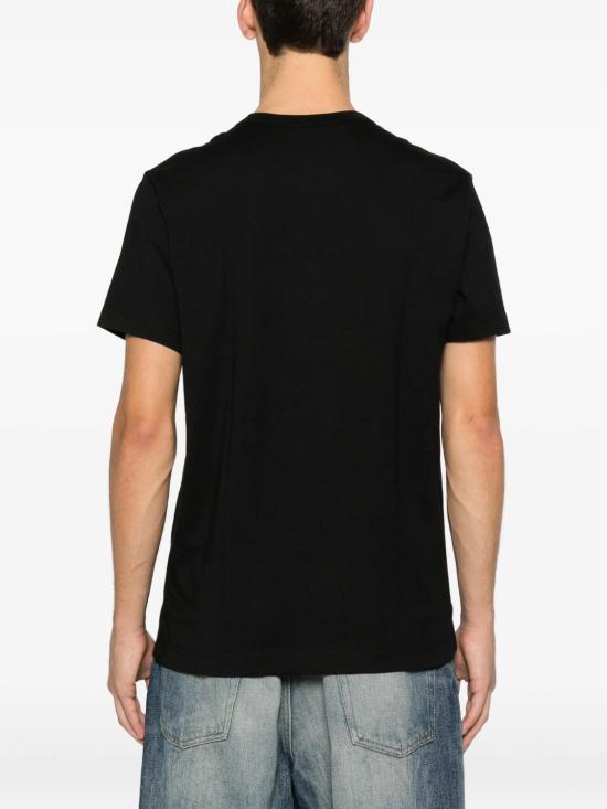 25FW 꼼데가르송 반팔 티셔츠 FPT002W25 BLACKPRIN - COMME DES GARCONS