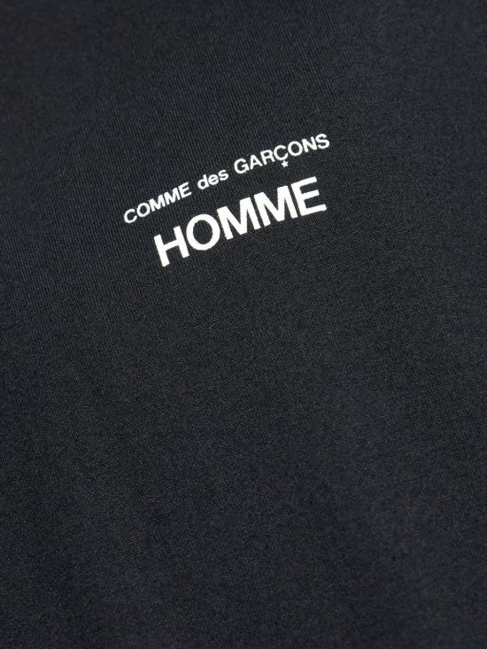 25FW 꼼데가르송 반팔 티셔츠 HPT101W25 BLACK - COMME DES GARCONS