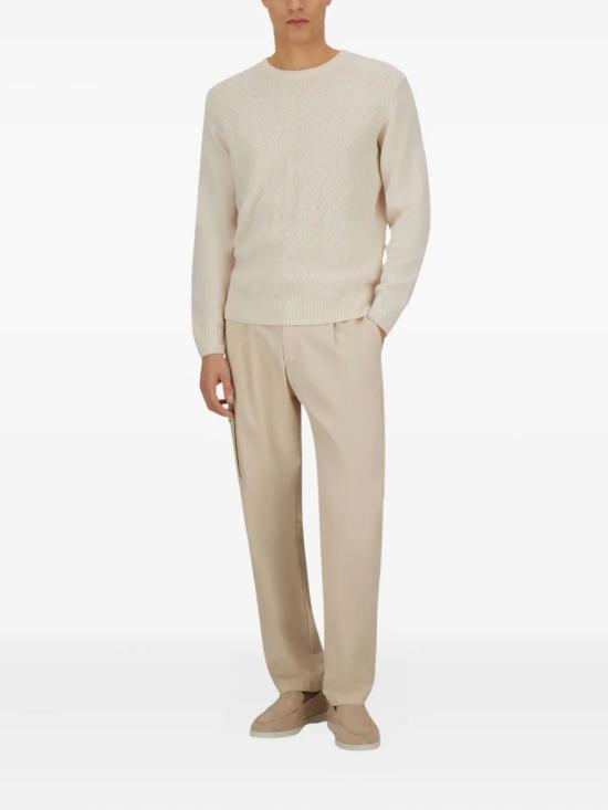 25FW 에르노 스웨터 MG00028UR 1000 BIANCO - HERNO