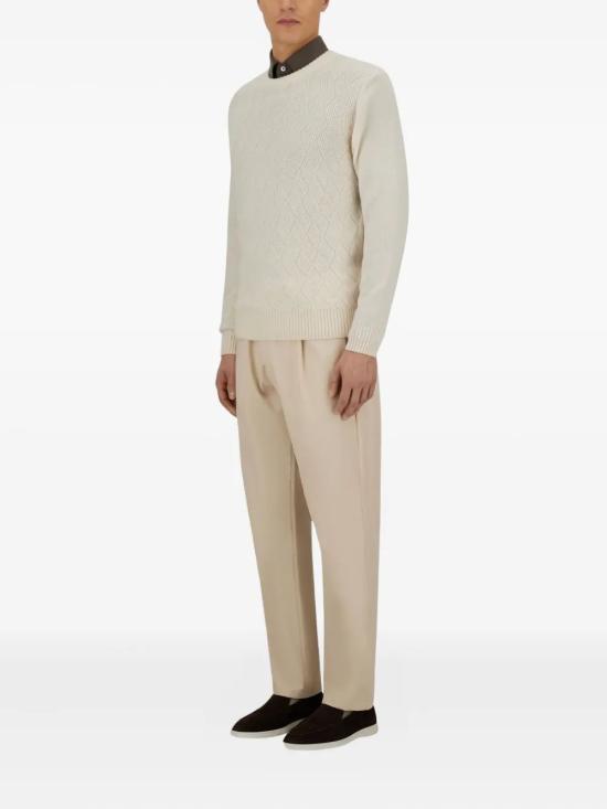 25FW 에르노 스웨터 MG00028UR 1000 BIANCO - HERNO