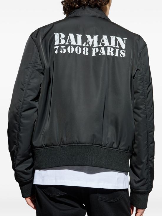 25FW 발망 봄버 자켓 FH1TFA50XL24 0PA NOIR - BALMAIN