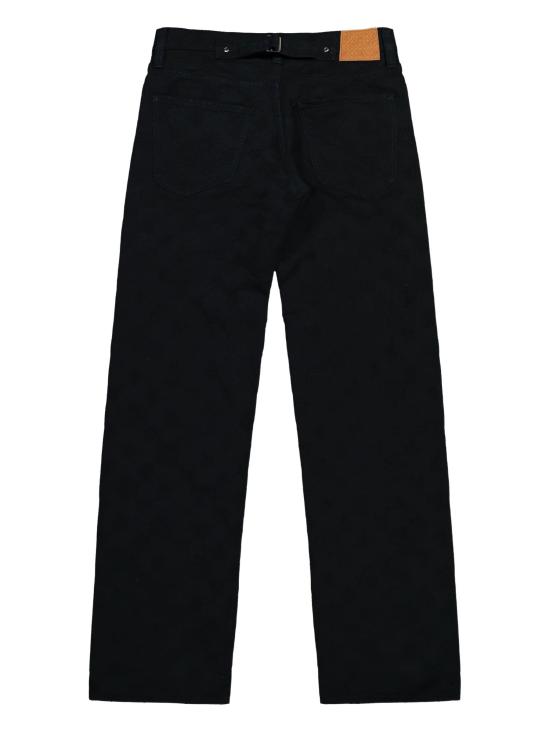 25FW 카사블랑카 스트레이트 팬츠 MAW25TR33001 BLACK - CASABLANCA