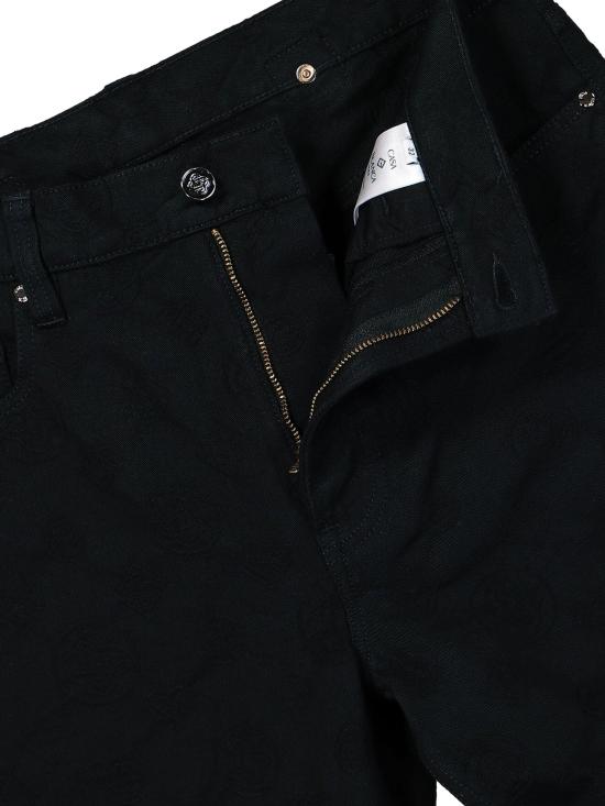 25FW 카사블랑카 스트레이트 팬츠 MAW25TR33001 BLACK - CASABLANCA