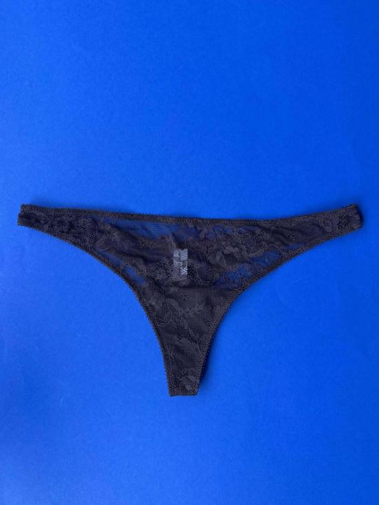  야스민 에슬라미 팬티 루이스 플라워 레이스 끈  리스트레토