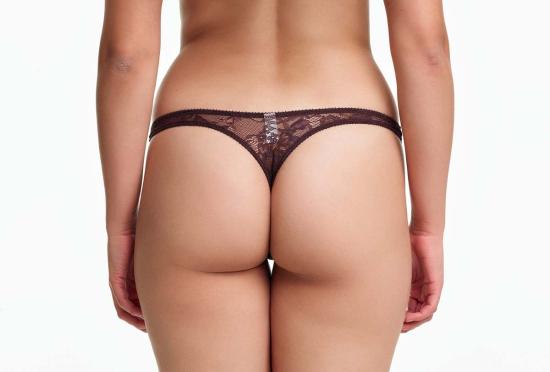  Yasmine Eslami 팬티 야스민 에슬라미 루이스 플라워 레이스 끈  리스트레토 - OTHER BRANDS