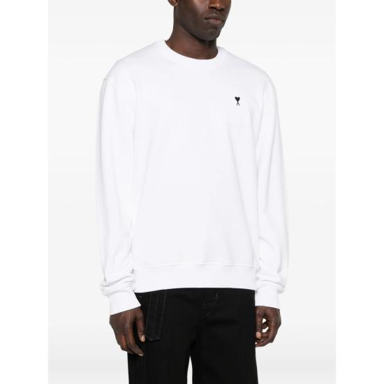 26SS 아미 ADC 크루넥 스웨트 셔츠 HSW763 730 100 WHITE - AMI