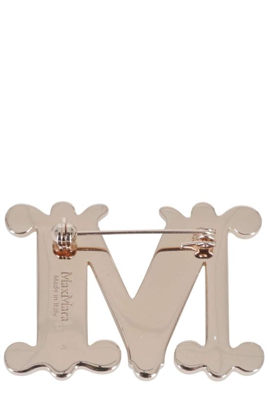  막스마라 브로치 막스 마라 에그레지  아이보리 화이트 - MAX MARA