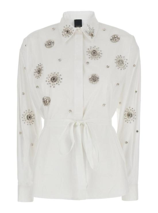 26SS 핑코 셔츠 106225A31W Z04 Bianco brill