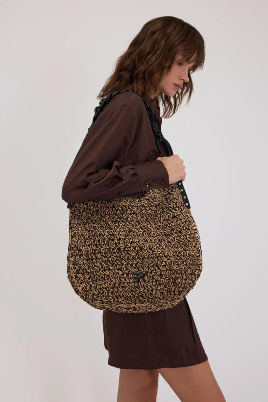 26SS 에르마노 피렌제 토트백 12402083 BLACK Black - ERMANNO FIRENZE