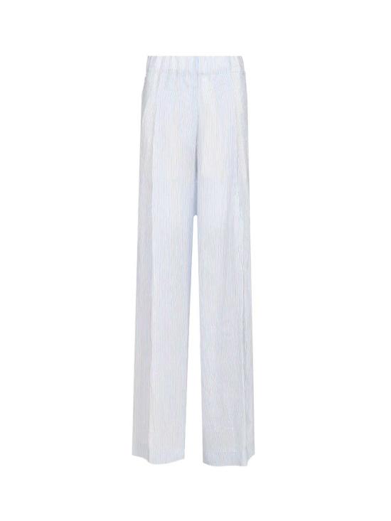  드리스 반 노튼 스트레이트 팬츠 Dries Van Noten Pila Cupro 바지 블루