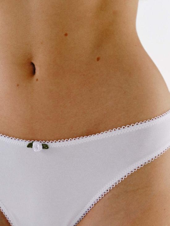  마이 쁘띠 팬티 데이지 코튼 끈 화이트 - MAI PETIT