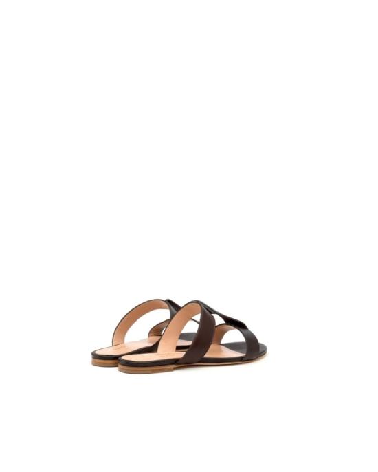  루퍼트샌더슨 샌들 루퍼트 샌더슨 리에스트라 플랫  토바코/에보니 블랙 - RUPERT SANDERSON