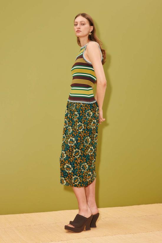  알레메 민소매 티셔츠 알레마이스 클로버 니트 탑 - ALEMAIS