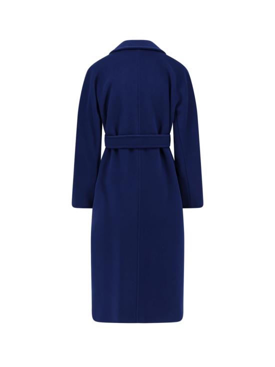  막스마라 코트 막스 마라 마담 버진 울 & 캐시미어  블루 - MAX MARA