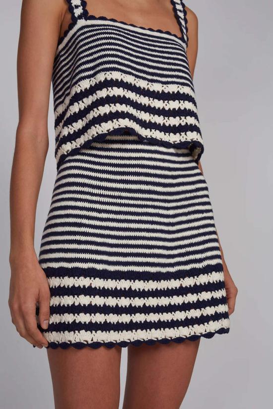  일레븐 식스 숏 스커트 타툼 크로셰 미니 스커트 - ELEVEN SIX