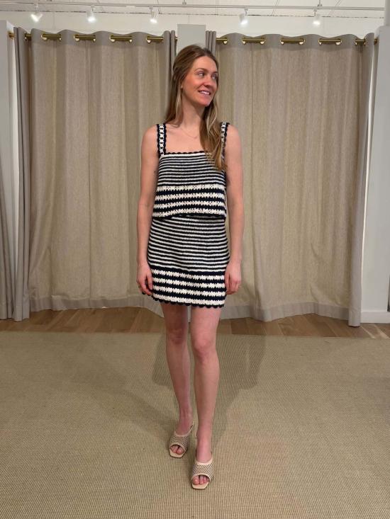  일레븐 식스 숏 스커트 타툼 크로셰 미니 스커트 - ELEVEN SIX