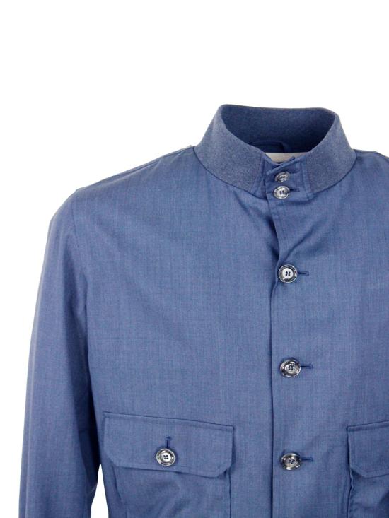 26SS 발바 수트 자켓 VERMONT 53069 87 Blue - BARBA